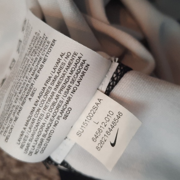 Nike Dri Fit Relay Printed Crop Running Capri Leggings - Picture 4 of 4